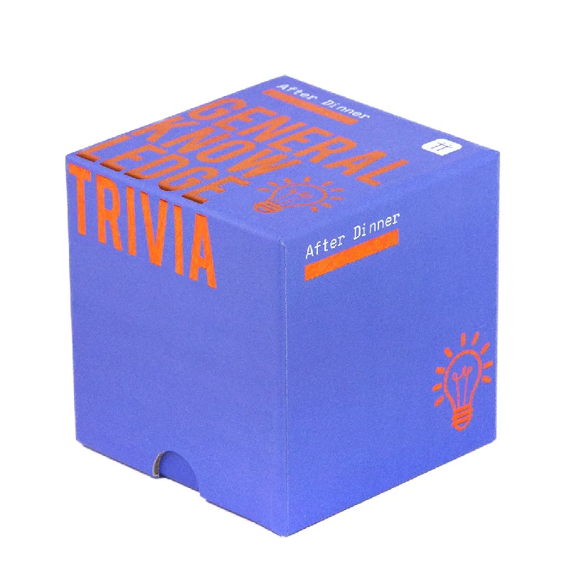 Puzzle events for community gatherings​ After Dinner General Knowledge Trivia Card Game