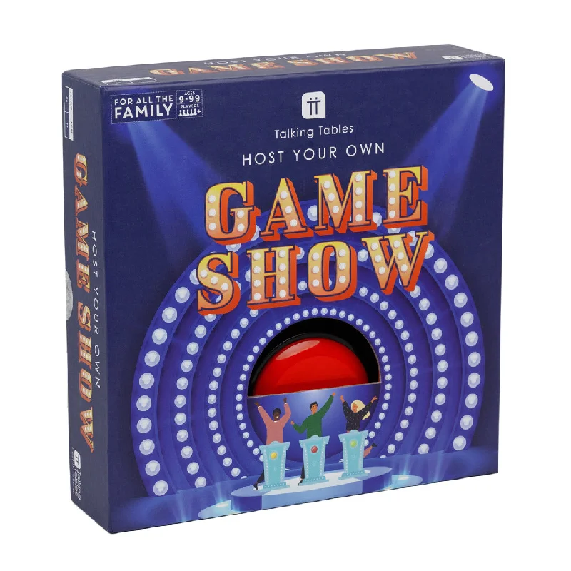 Puzzle - shaped shower curtains for bathroom decor​ 'Host Your Own Game Show' Board Game with Buzzer