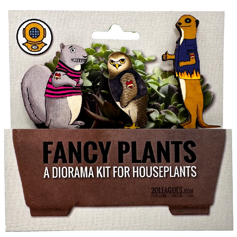Puzzle - inspired woodwork pieces for furniture​ Tattoo Crew Fancy Plants Diorama Kit