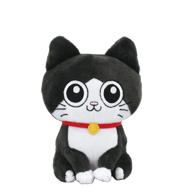 Plush toys for carpenters with wood - grain - textured designs​ "The Guy that Got Reincarnated as a Cat" Chibi Plush Pun-chan