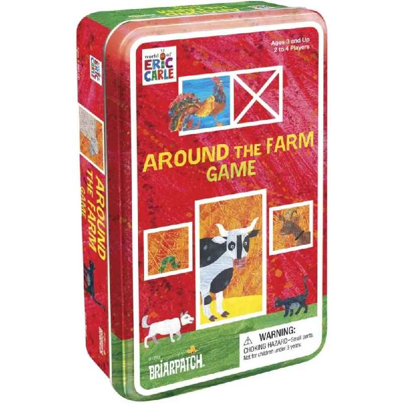 Puzzle - themed sculptures for art galleries​ The World of Eric Carle Around The Farm Game Tin