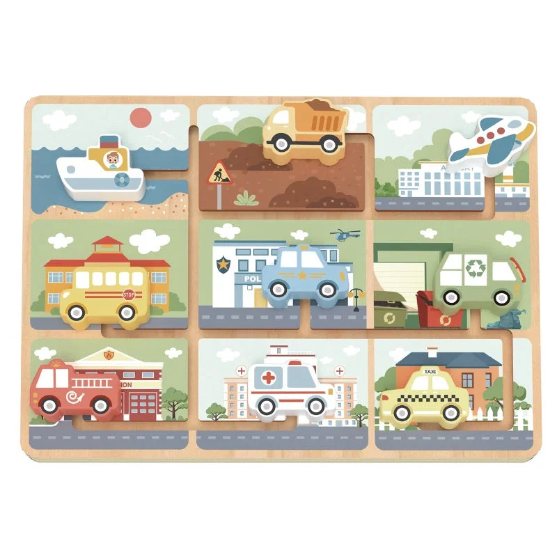 Puzzles for long - distance relationship bonding​ Traffic Maze Puzzle Board