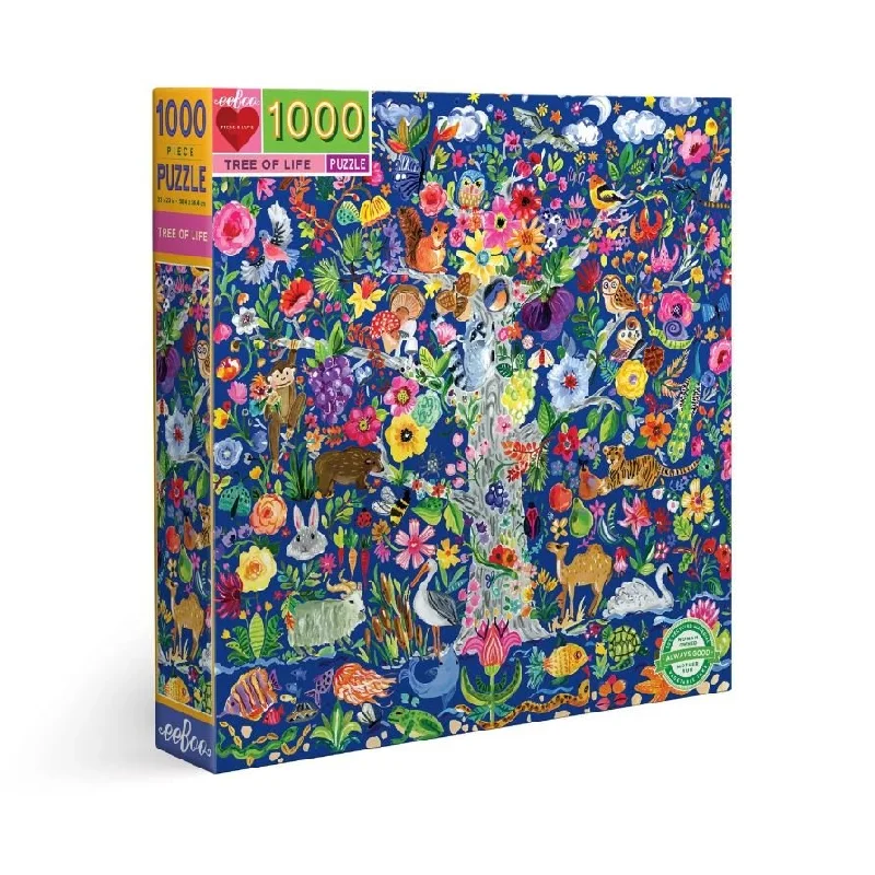 Multi - player cooperative puzzles for group activities​ Tree of Life 1000 Piece Puzzle