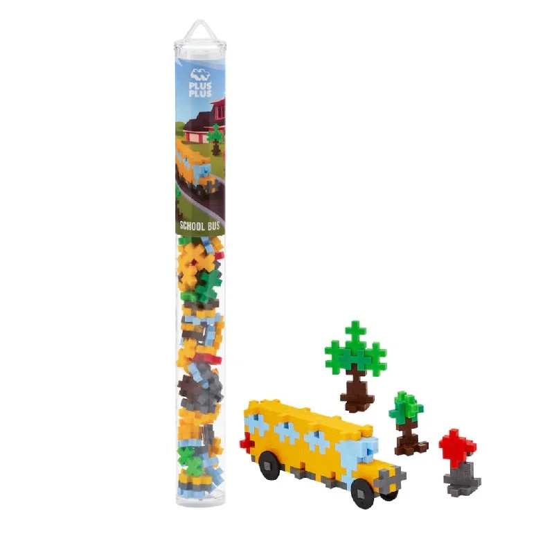 Puzzle - solving workshops for skill development​ Tube - 70 pc. - School Bus