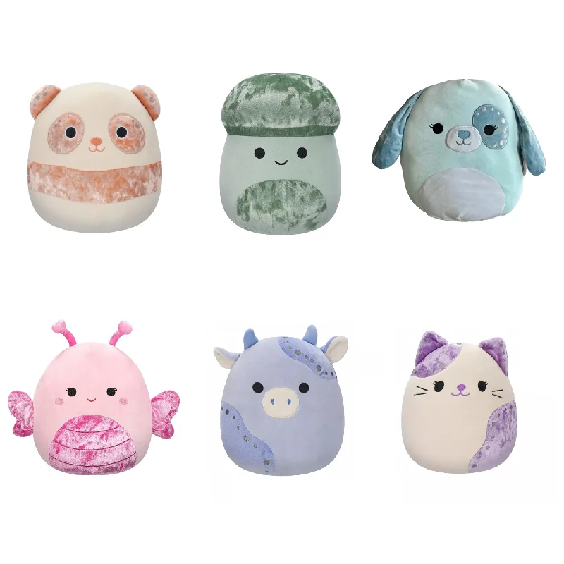 Knight - inspired plush toys with shields and swords​ Velvet Squishmallow Plush, 8 Inches, Assortment, 1 Count