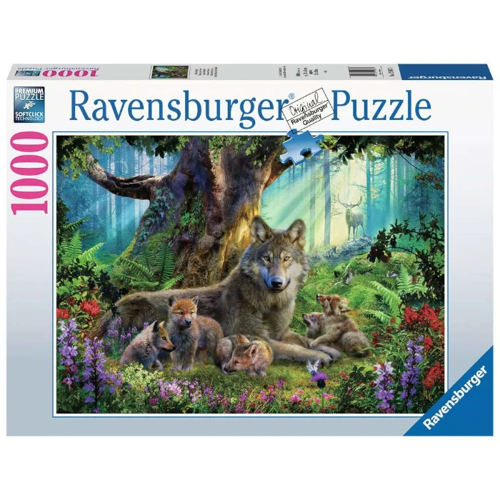 Puzzle - shaped bath bombs for a unique bathing experience​ Wolves in the Forest  1000pc puzzle