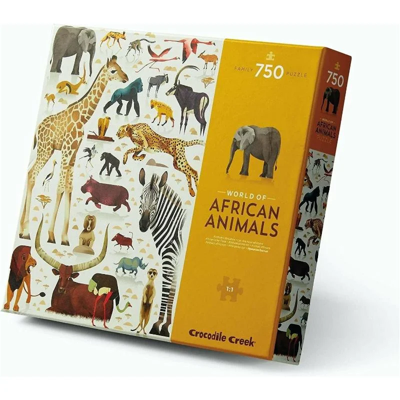 Puzzle - based team - building activities for offices​ World of African Animals - 750-pc