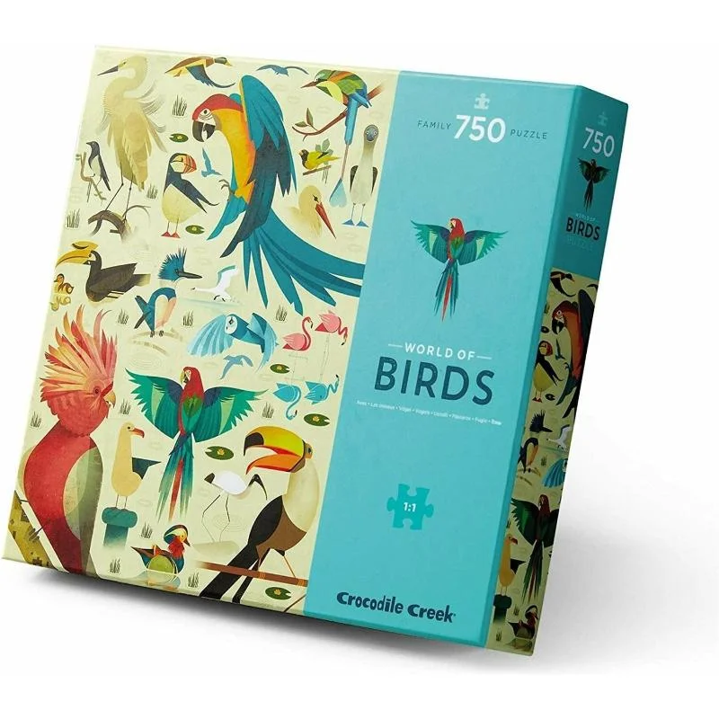 Space - exploration puzzles with planets and stars​ World Of Birds 750 Piece Puzzle.